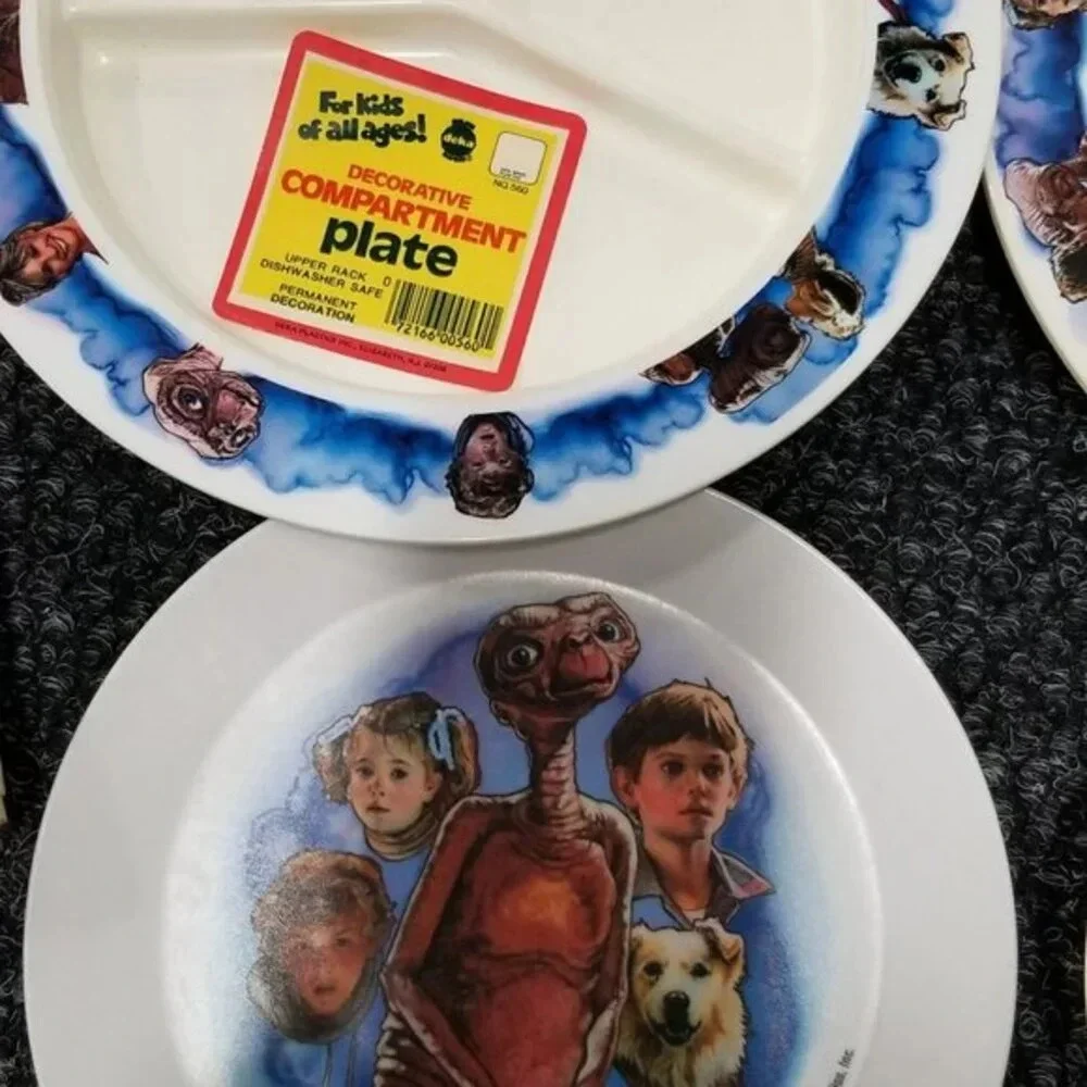 Vintage ET plastic dish set  NEW with Tag